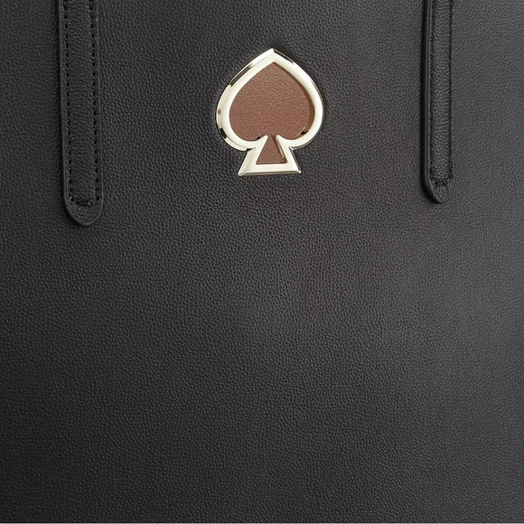 KATE SPADE Suzy Large North South Tote with Zipper Pouch in Black‎ - Picture 5 of 15